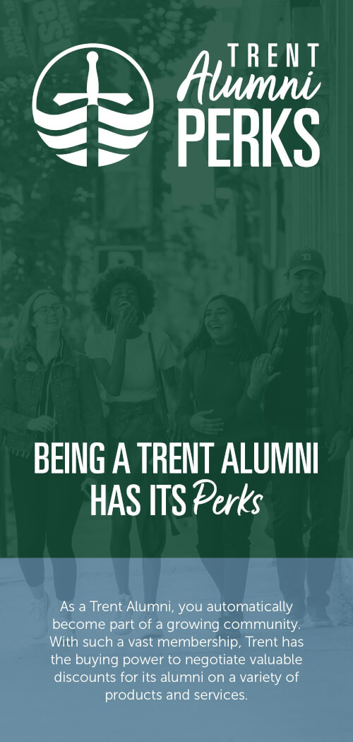Register your Trent University Alumni Perks Account