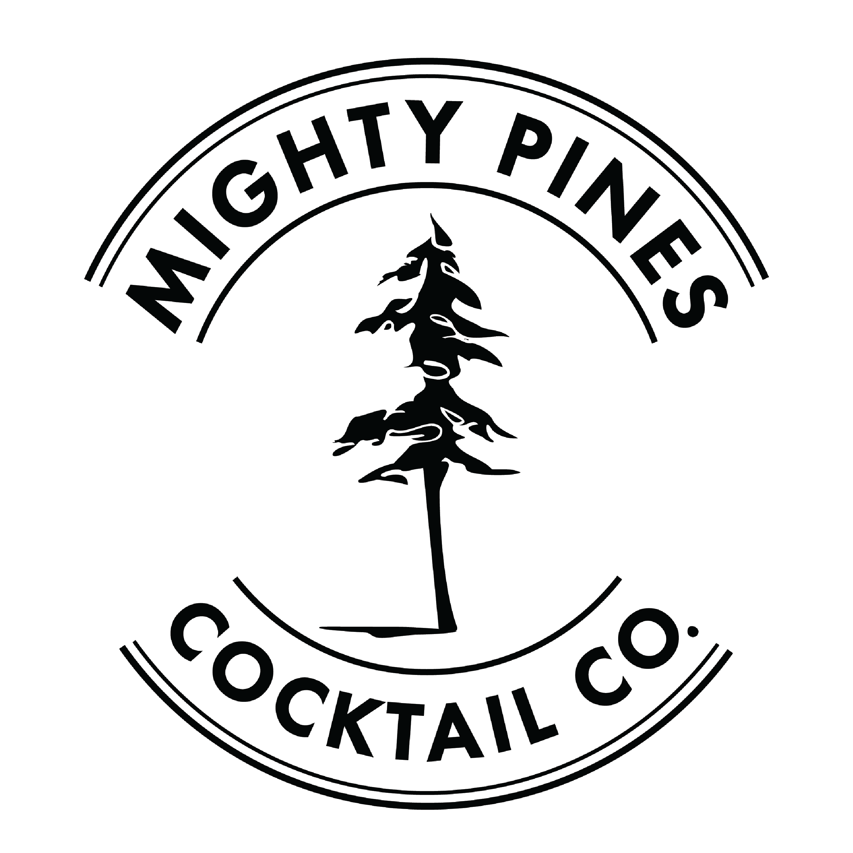 Logo for Mighty Pines Cocktail Co.